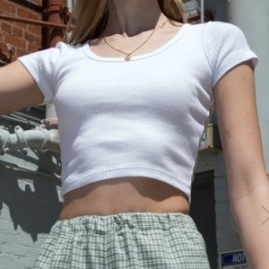 Brandy Melville Zelly Top in White